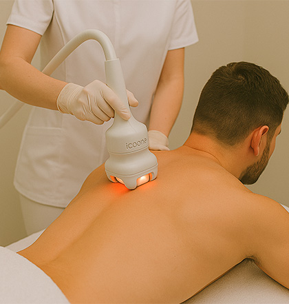 В чем отличие аппаратного массажа на Icoone Laser